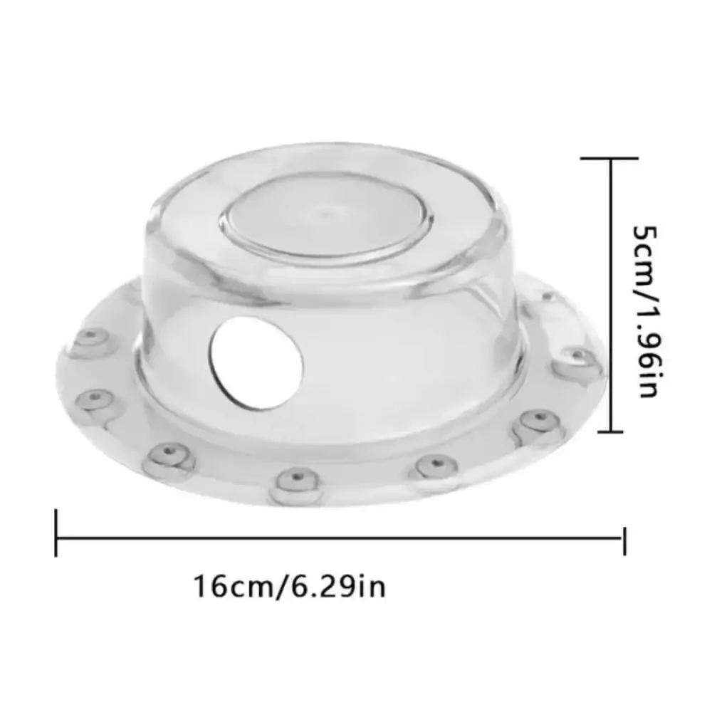 New Transparent PVC Bath Overflow Drain Cover Anti-overflow Water Stop Plug Add Extra Inches Water Drainage Cap Tub Warmer