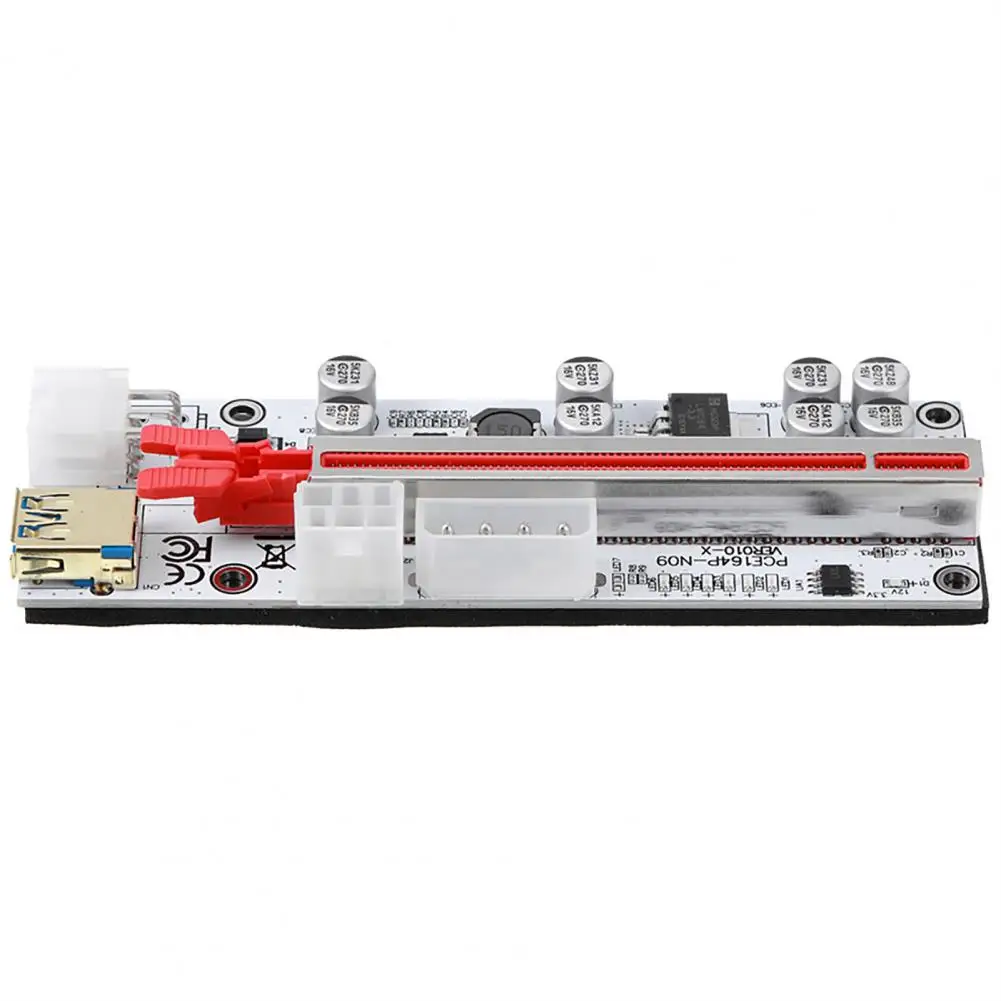 금속 솔리드 캐패시터 기술 어댑터 카드, 전문 GPU Pci-e 라이저, 채굴용 Eth Btc용 1x ~ 16x 연장 케이블