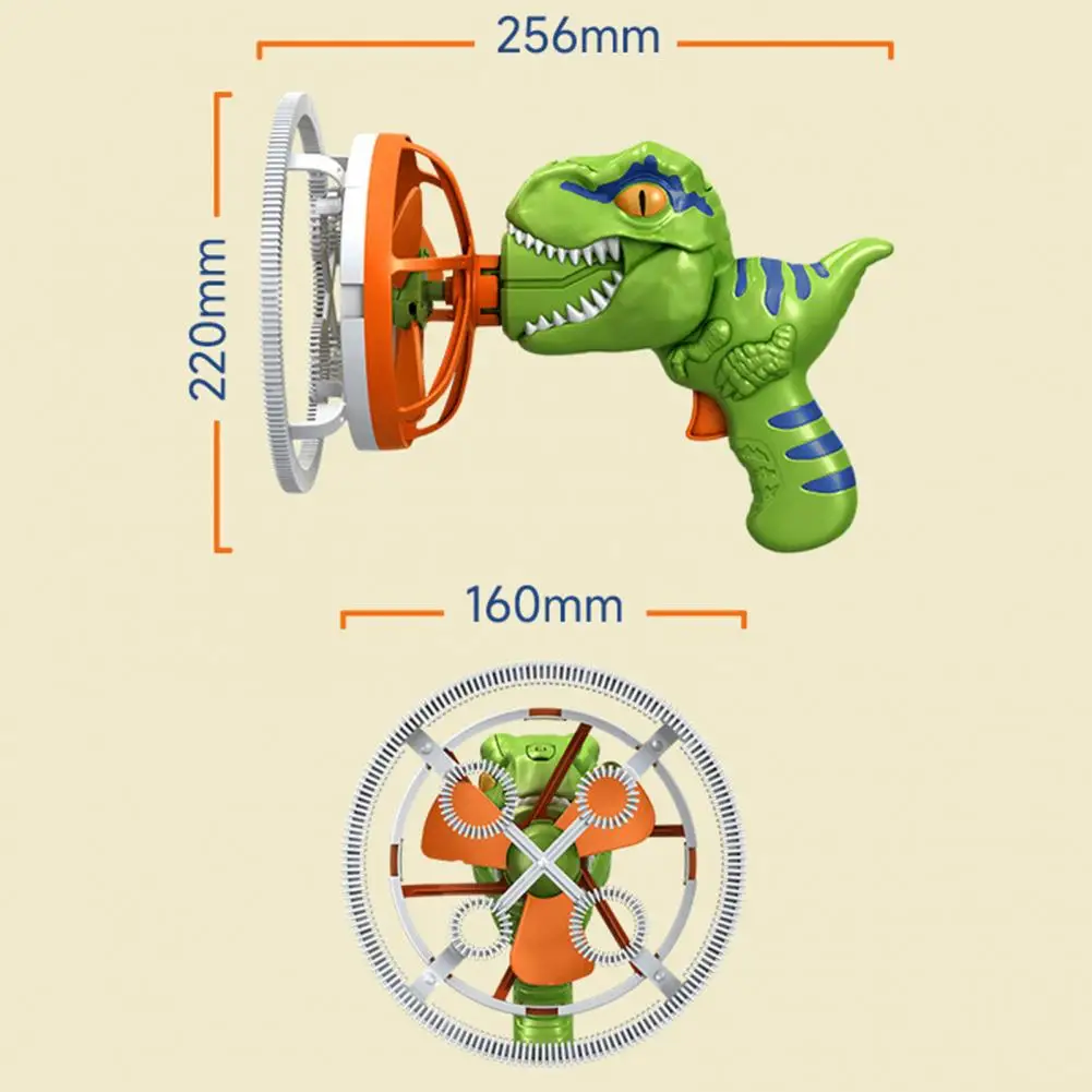 Bubble Blower ABS Bubble Blower Toy Cartoon Entertainment  Fashion Dinosaur Fan Bubble Machine