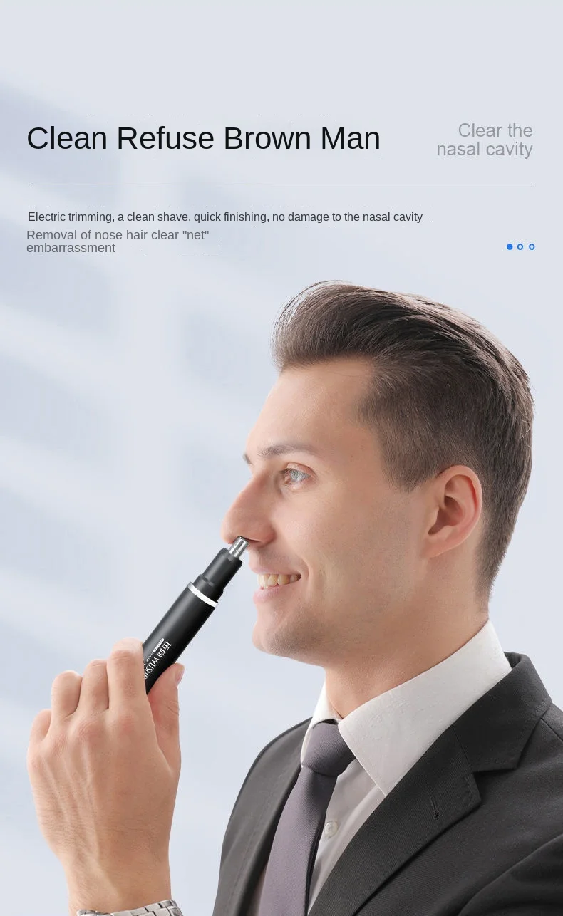 NEW Electric  Ear Nose Hair Trimmer Portable Nose Ears Hair Eyebrow Trimmer for Men Women  Rechargeable Painless Clipper