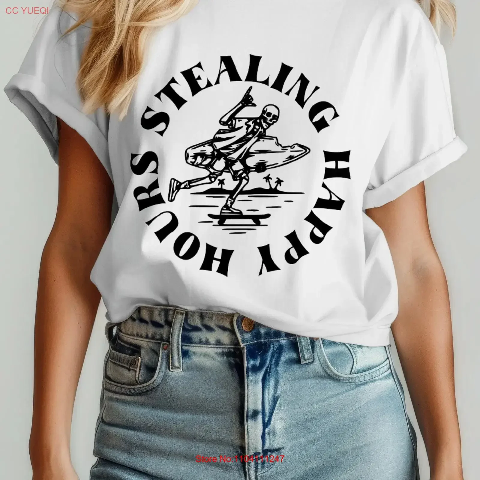 Stealing Happy Hours Lyrics 311 Inspired Band T Shirt reggae Women's Music Men's vintage Washed Slightly Top For Everyday Wear