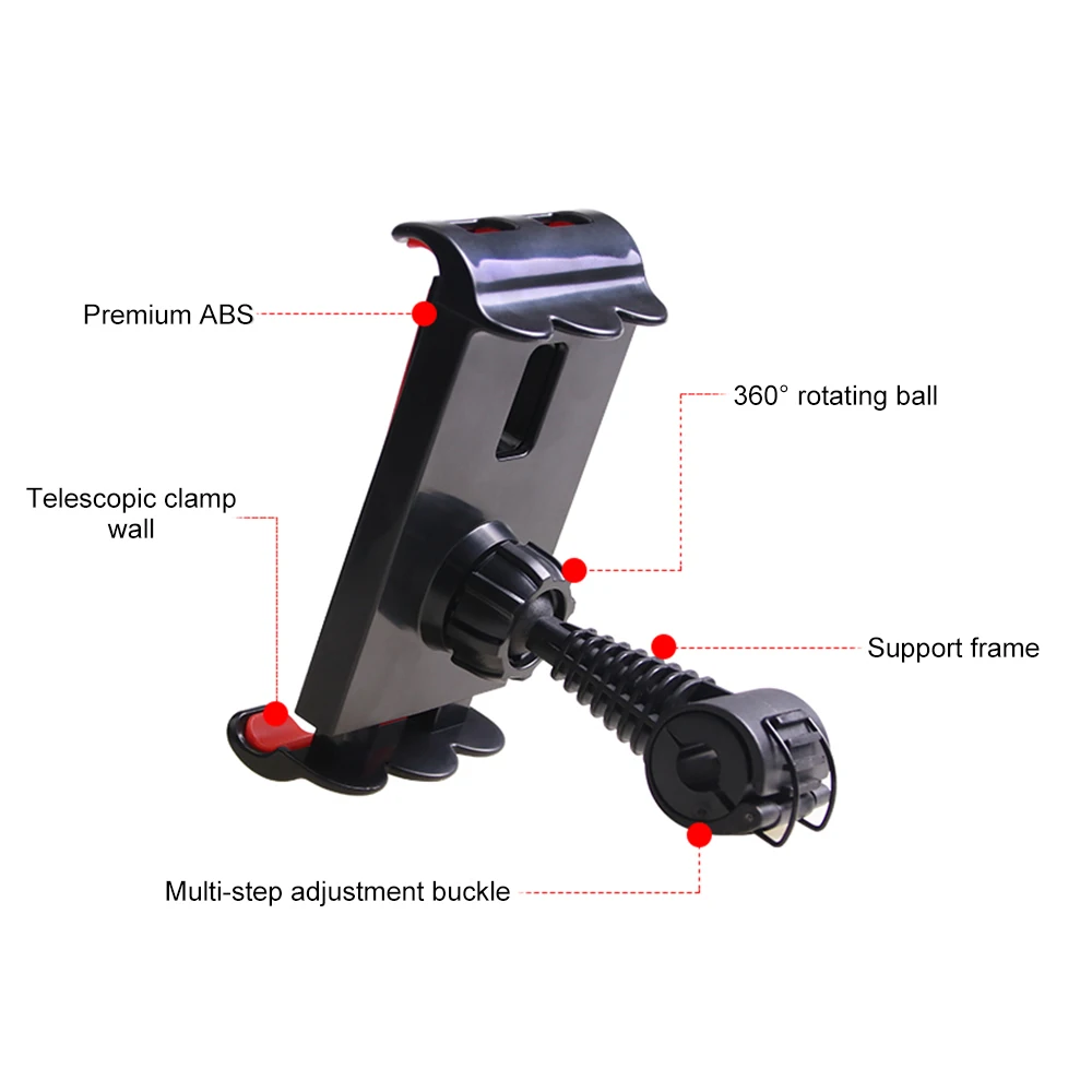Adjustable Car Tablet Stand Holder For IPAD Tablet Accessories Universal Tablet Stand Car Seat Back Bracket For 4-11 Inch Tablet