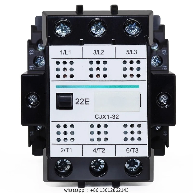 

CJX1-32/22 AC contactor 3TB44 two open and two closed 45A 220V three-phase 380V
