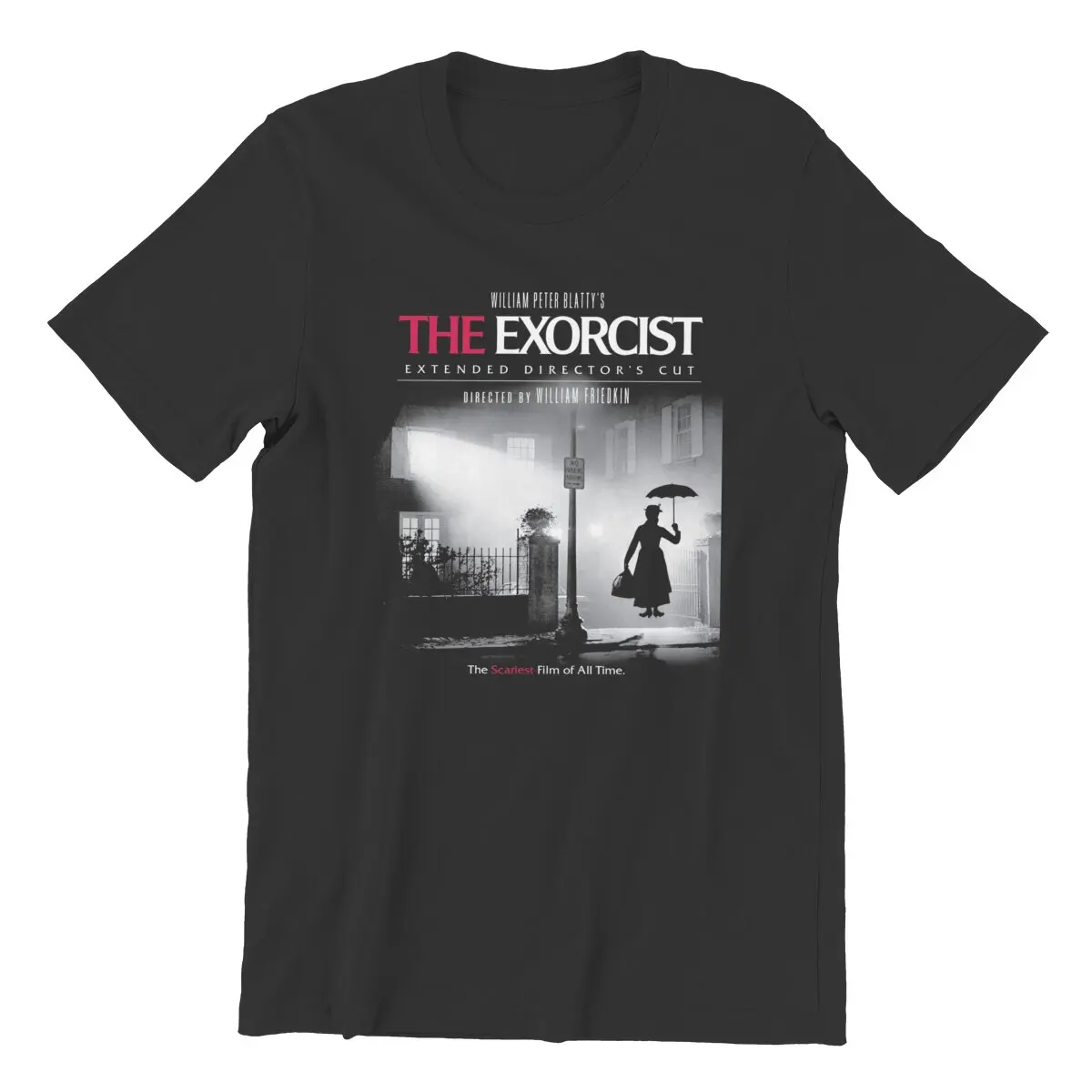 Mary Poppins in The Exorcist  Unisex T-Shirt for Men 100% Cotton Vintage Tee Shirt  printed Clothes Summer