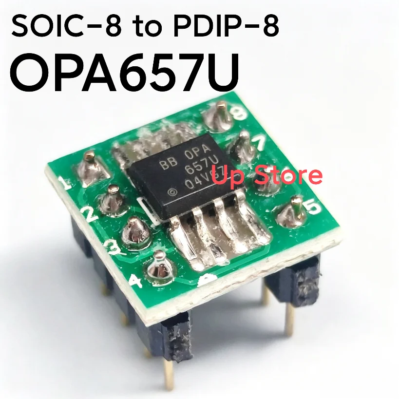 1PCS OPA842ID  OPA657U OPA642U AD8302ARU Weld the finished product and convert it into straight insertion PDIP-8