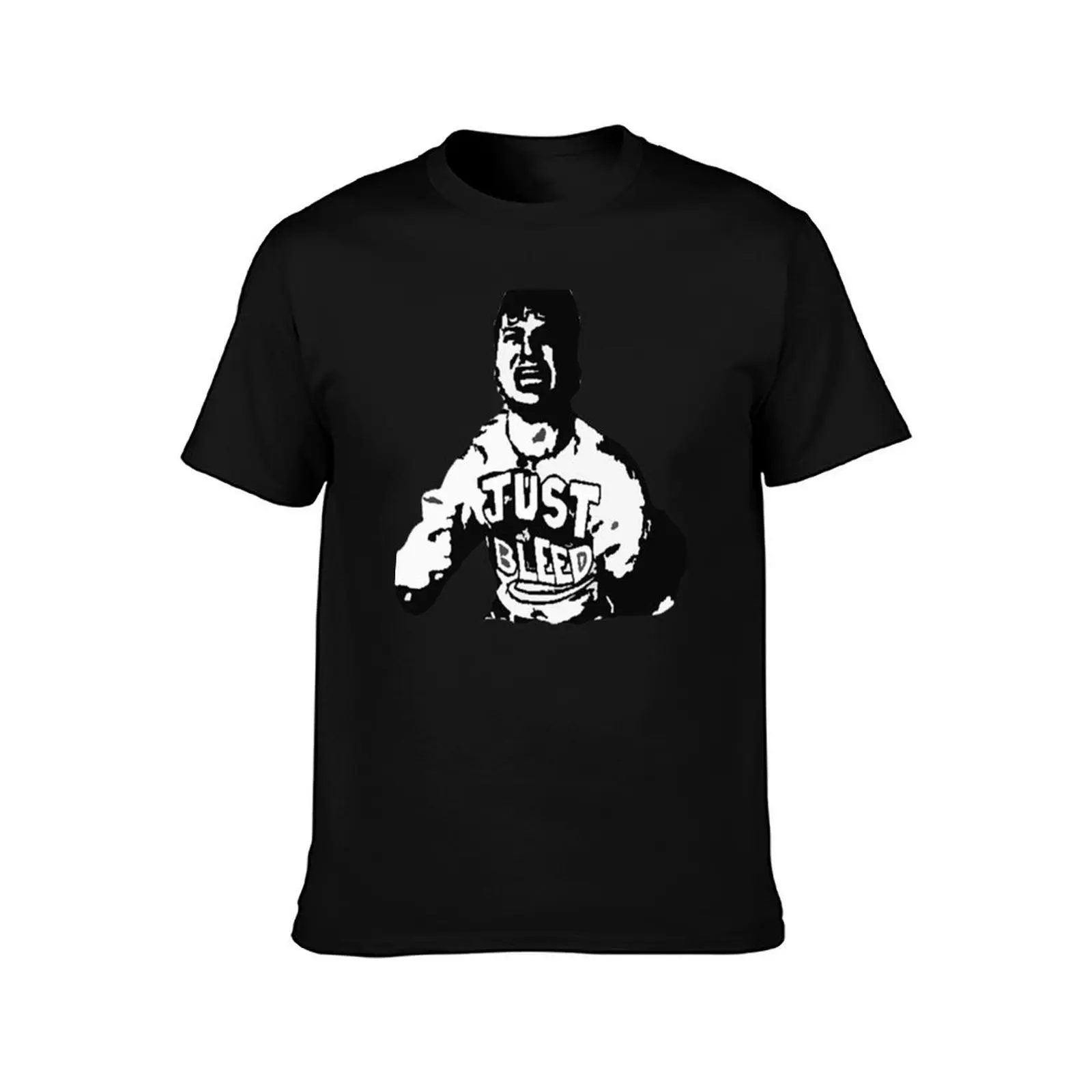 JUST BLEED - The Greatest MMA Meme of all time Classic T-Shirt Basic Crew Neck Short Sleeve Top T-Shirt