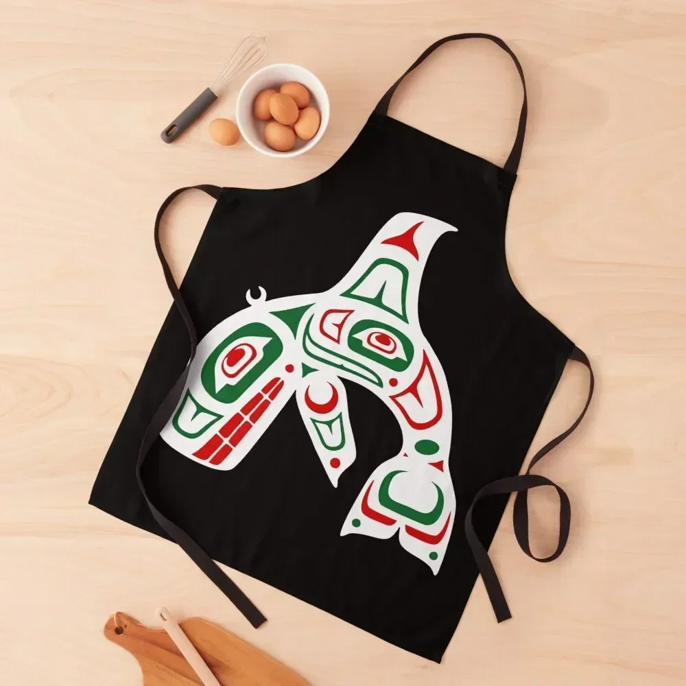 

Haida Tlingit Native Apron esthetician kitchen girl Custom Kitchen Accessories 2022 Apron
