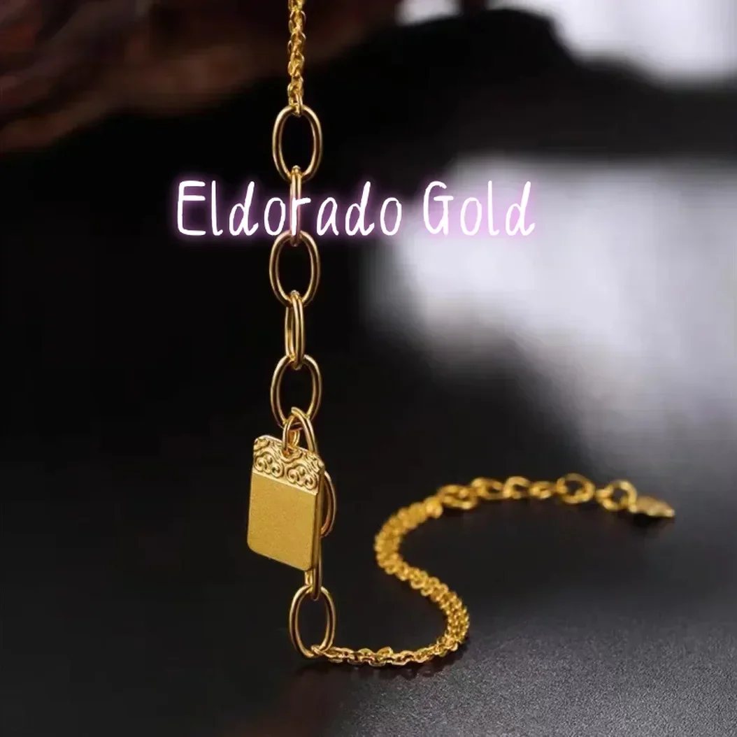 

Eldorado Gold 9999 real gold 24K yellow gold No matter Bracelet Necklace