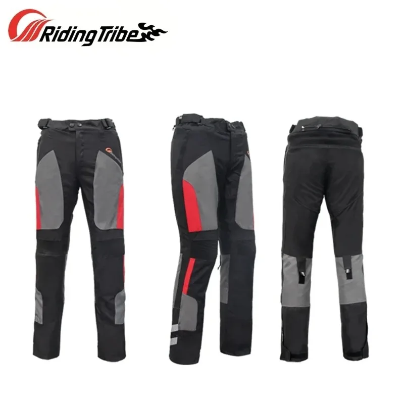 

Motorcycle Pants Summer Style Breathable Professional Motocross Rally Motorbike Riding Protective Trousers with Kneepads HP-12