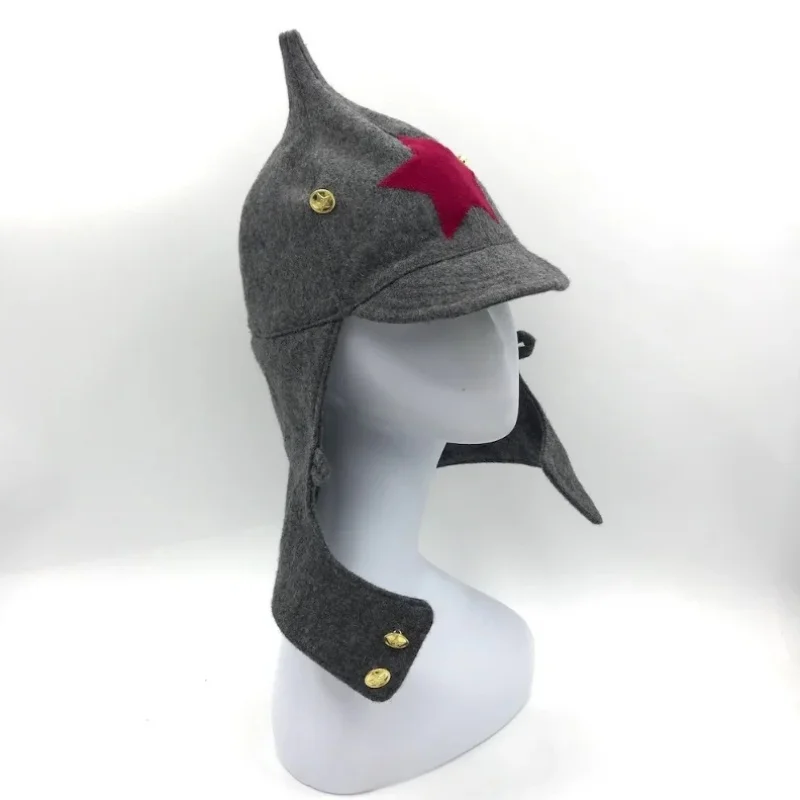Budenovka Woolen Broadcloth Helmet USSR Red Army Cavalry Commander Semyon Budyonny Hat Frunzenka Cap Russian Civil War