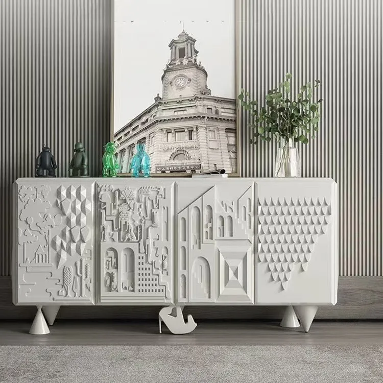 

Creative art living room modern simple floor cabinet decoration locker decoration