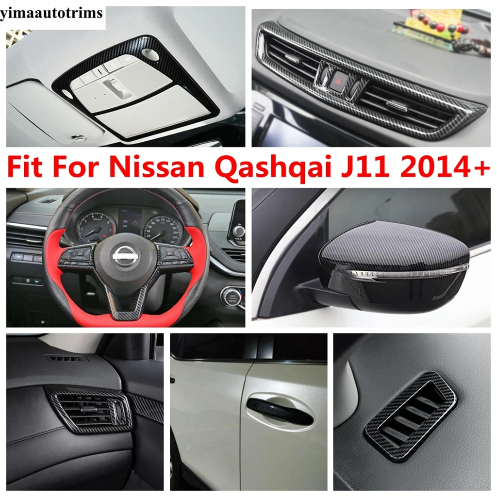 

Pillar A Frame Window Lift Central Control AC Air Conditioning Panel Cover Trim For Nissan Qashqai J11 2014 - 2020 Accessories