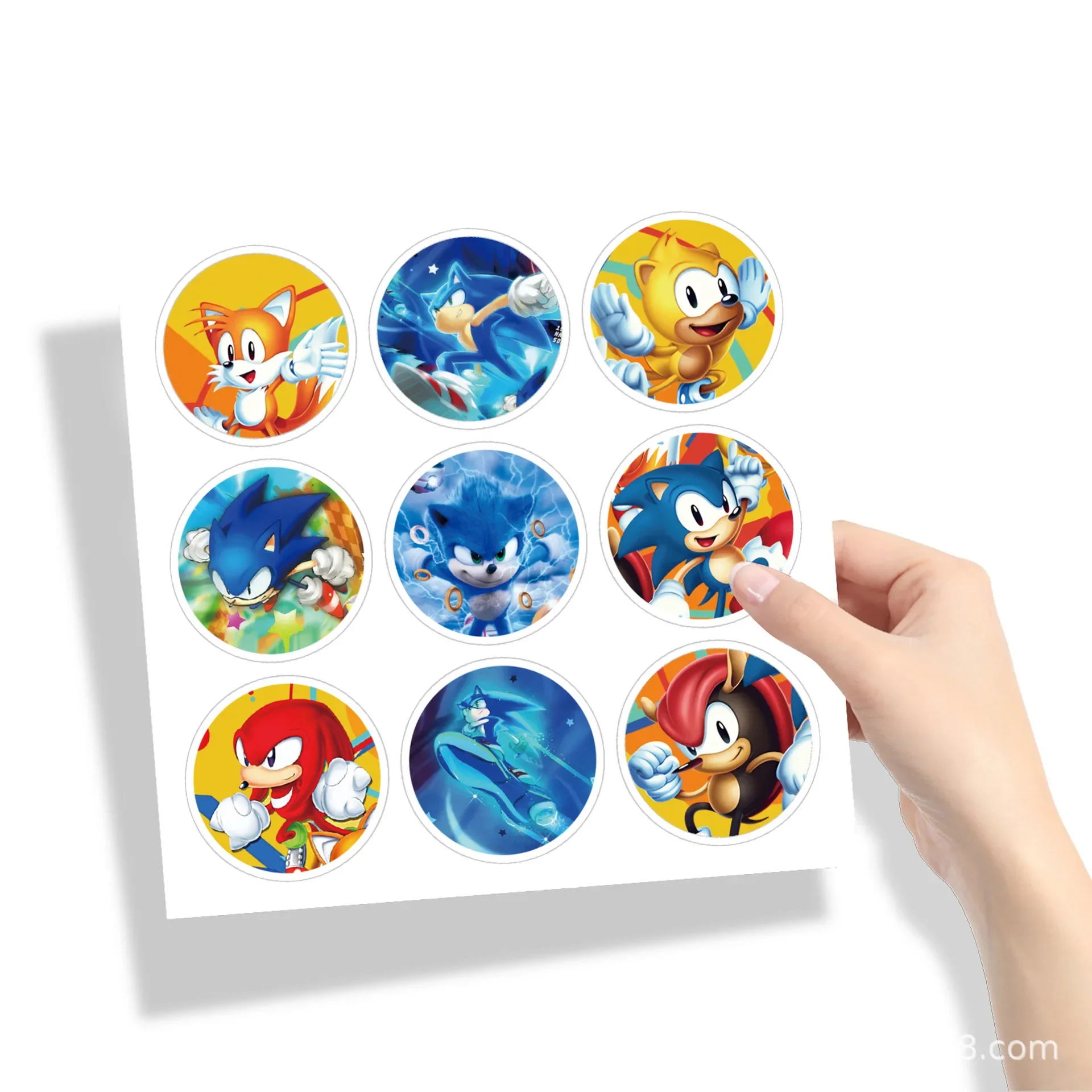 

Christmas Sonic Carnival Blue Hedgehog Super Supersonic Kid Gift Box Paper Bag Glass Adhesive Stickers Accessories Gifts