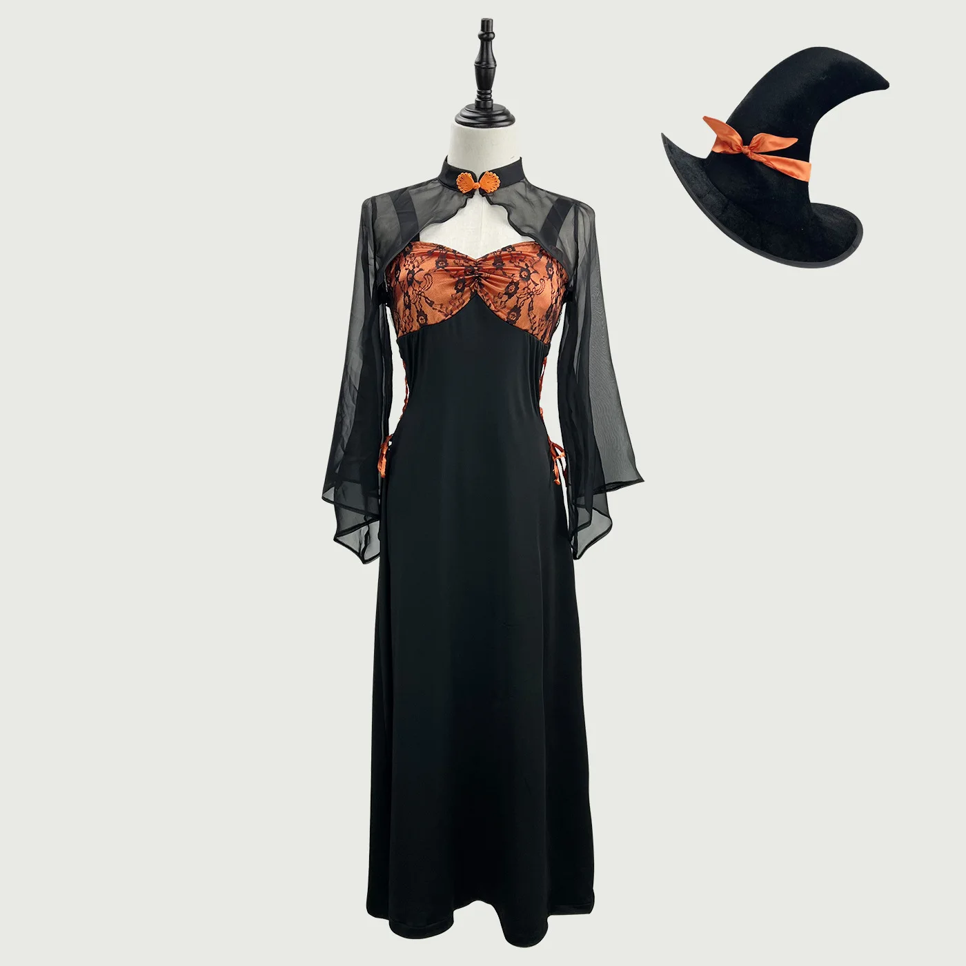 

Original New Sle Chinese National Sle Witch Costume Large Size loween Women's Witch Outfit Traditional Ethnic Stage Co...
