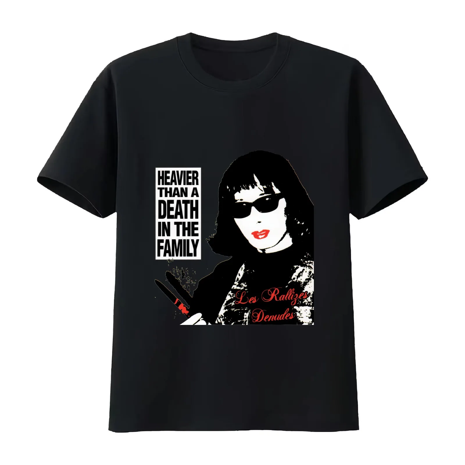 Heavier Than a Death in the Family T-Shirt Summer Casual Cotton Tee Oversized Streetwear Tops Vintage Graphic Print