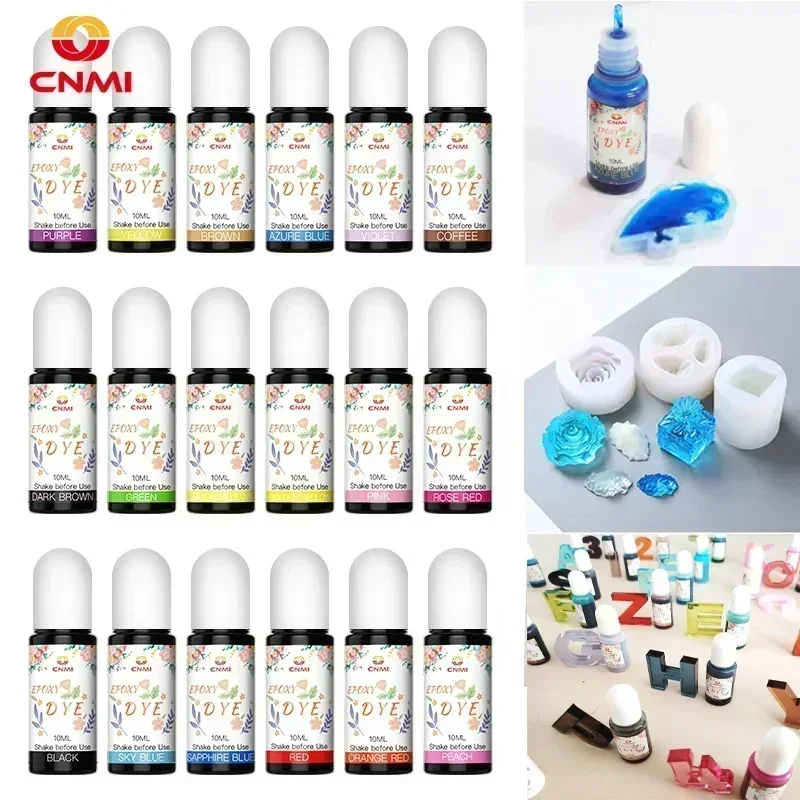 

Epoxy Pigment 27 Colors 10ml Epoxy Resin Dye Liquid Epoxy Resin Colorant for Resin Art Paint DIY Jewellery Making Craft Coloring