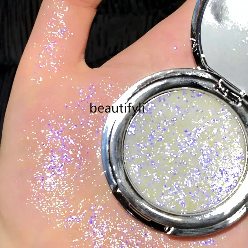 zq Electro-Optic Party Eye Shadow Eye Shadow White Sugar Monochrome Eye Shadow Color Pearlescent Color