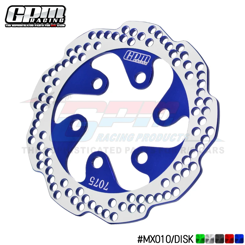 GPM Aluminium 7075 Hinterradbremsscheibe für LOSI 1/4 Promoto-MX Motorrad FXR