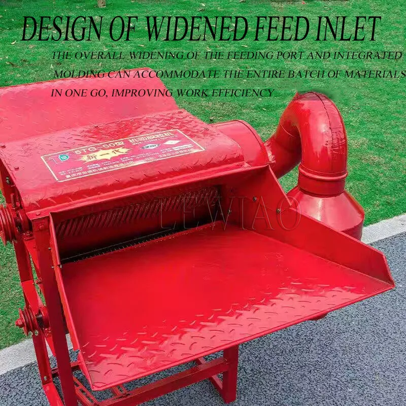 Multifunctional Small Household Rice Wheat Grain Multiple Crops Thresher Millet Soybean Rapeseed Sorghum Threshing Machine
