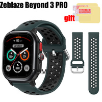 Band For Zeblaze Beyond 3 PRO Strap Smart Watch Silicone Breathable Sports Bracelet Screen protector film For Women men