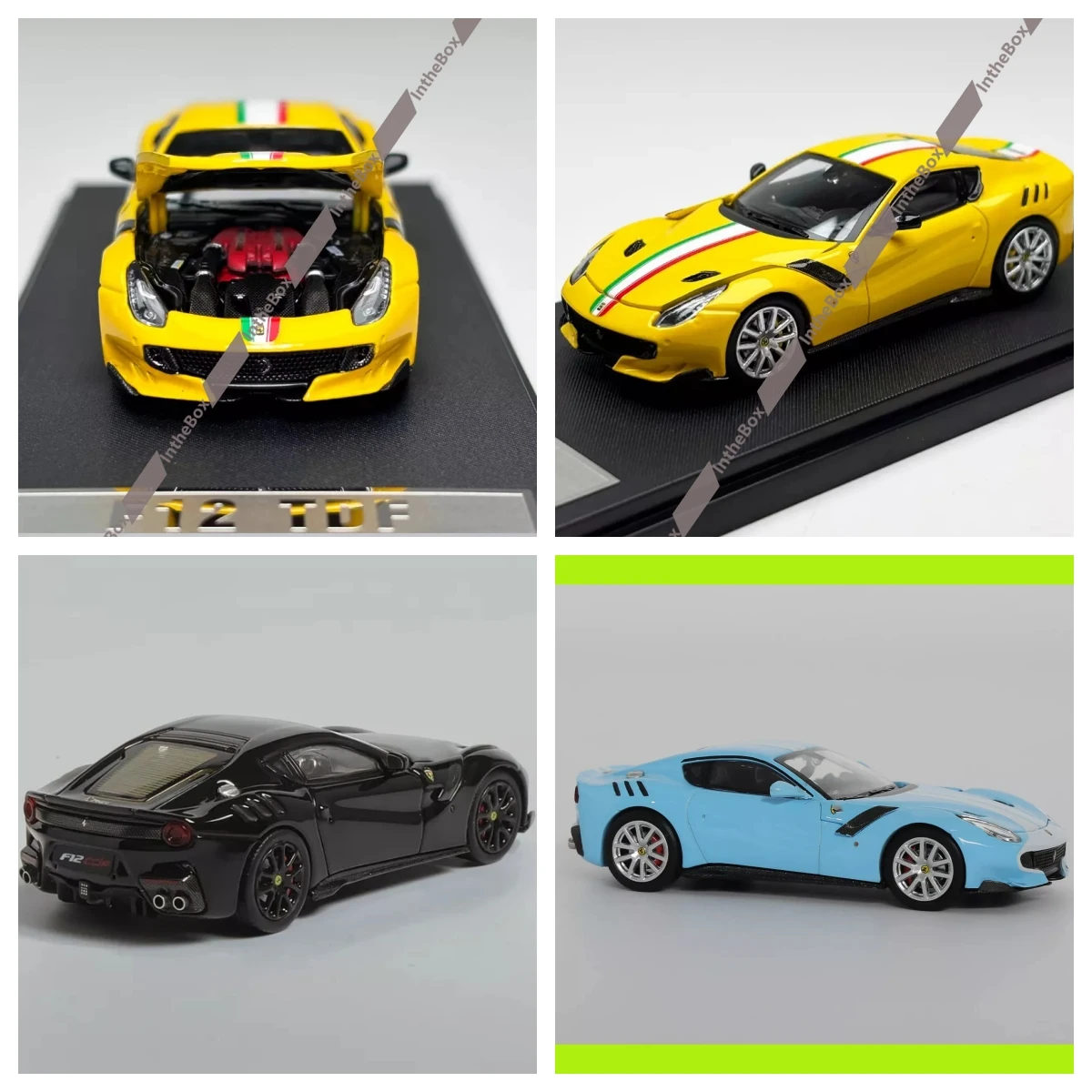 

F12 TDF открывающаяся передняя крышка масштаб 1:64 маленькие игрушки коллекция автомобилей ограниченный выпуск хобби игрушки