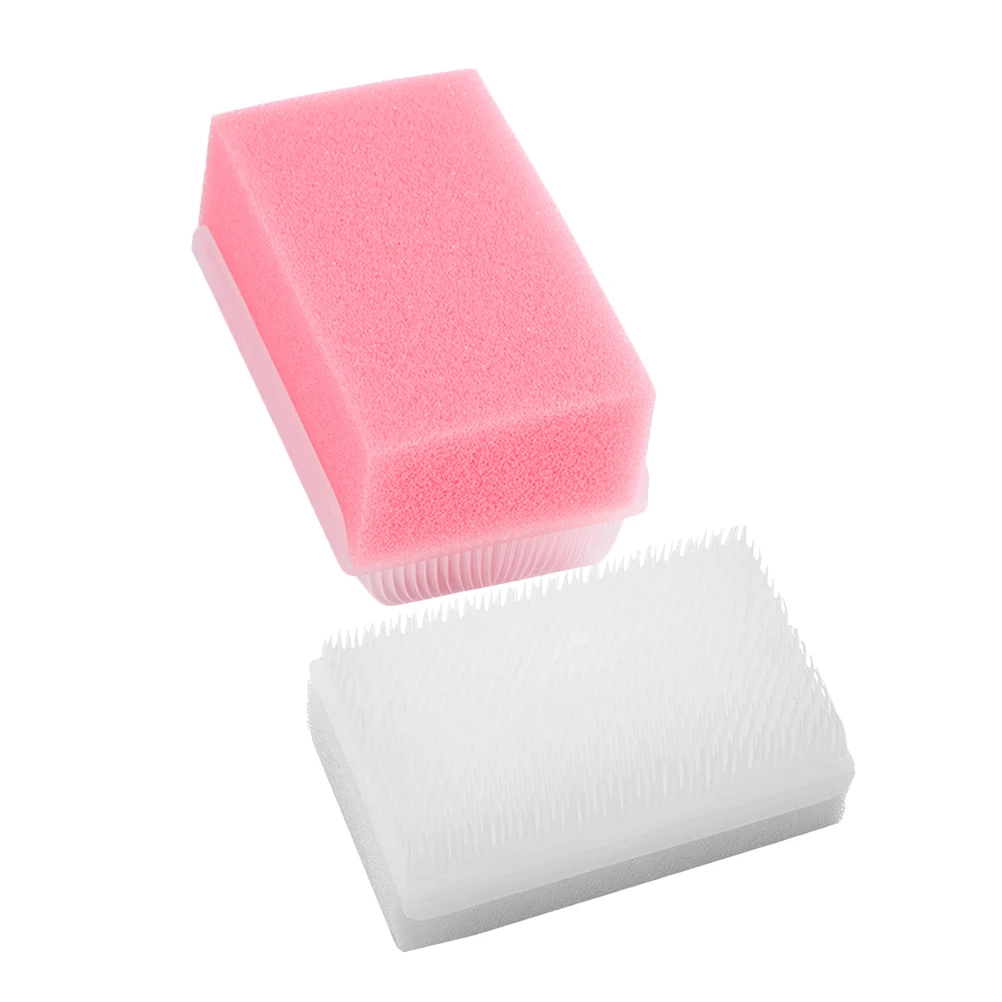 

2pcs Sensory Training Device Baby Massage Brush for Autism Kids White Pink Wilbarger Scrub Defensiveness