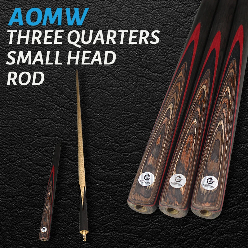 A 9mm leather head 3/4 member club with tail hole can be extended the member club suitable for black 8, 9 table cue brass interf