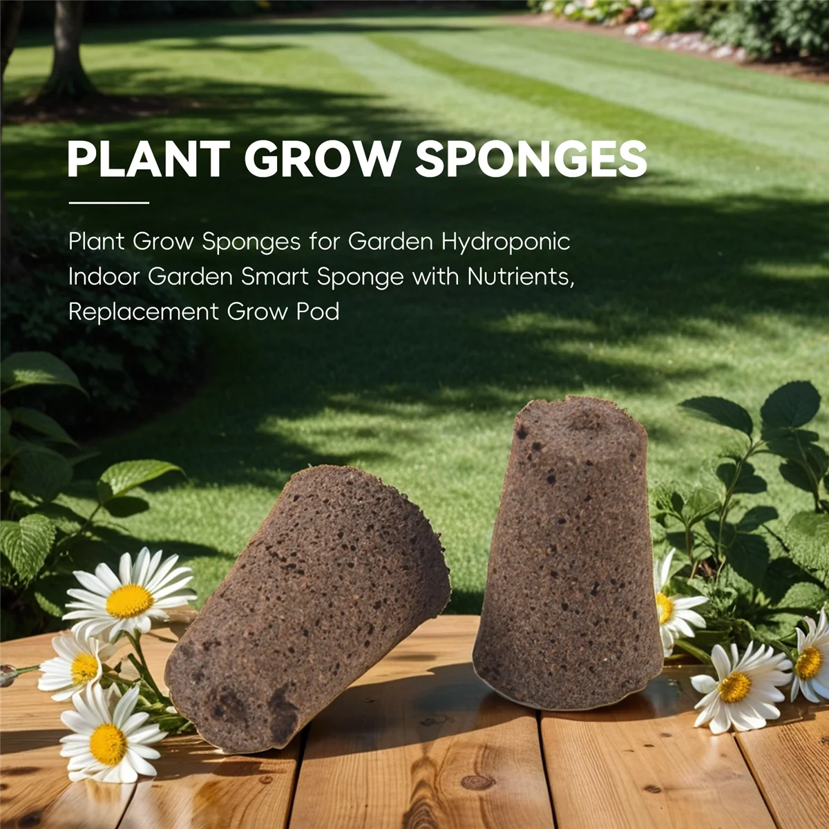 Esponjas Hidropônicas para Jardim Interior, Esponja Inteligente com Nutrientes, Grow Pod, Substituição da Planta