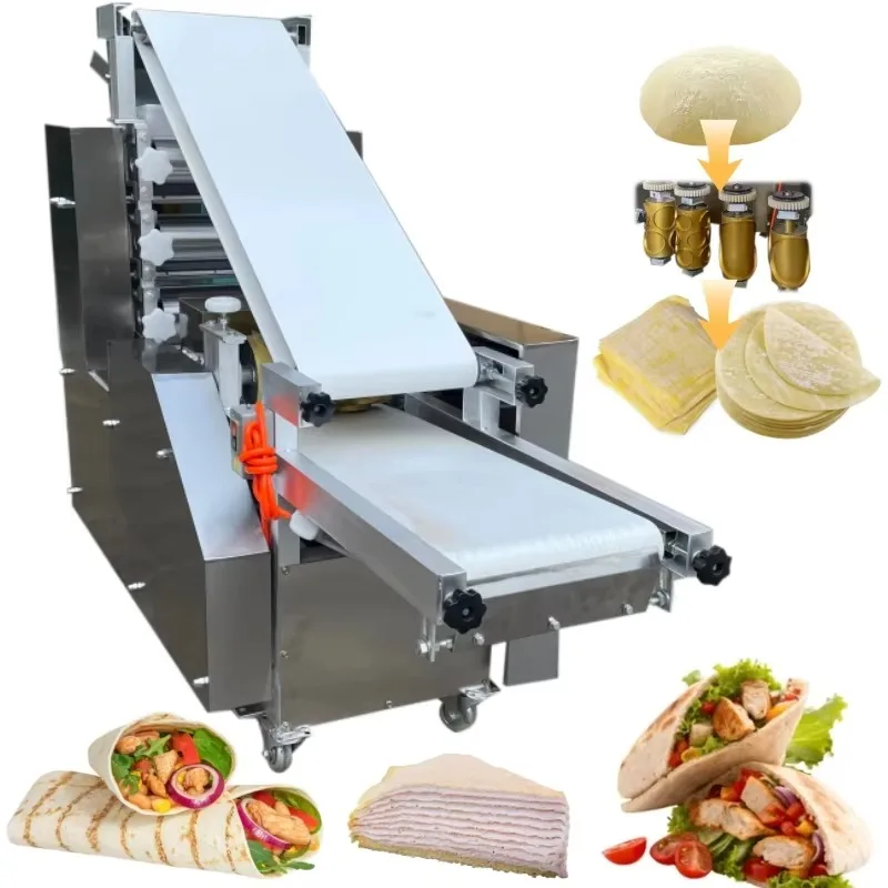 10-60cm Heating Lumpia Wrapper Machine Maker Injera Samosa Sheet Making Machine Automatic Spring Roll Wrapper Making Machine OME