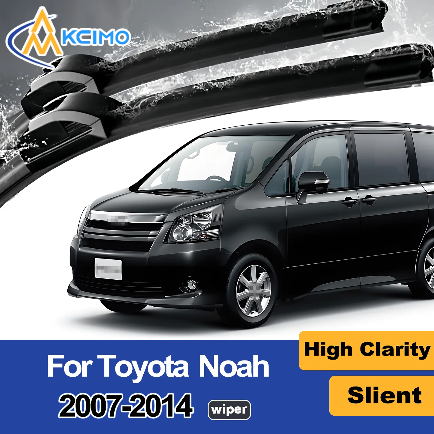 

KCIMO, 2 шт., новая щетка стеклоочистителя для Toyota Noah R70 2007-2014 Toyota Voxy Toyota NAV1 (Индонезия, 2012-2017) аксессуары для переднего лобового стекла