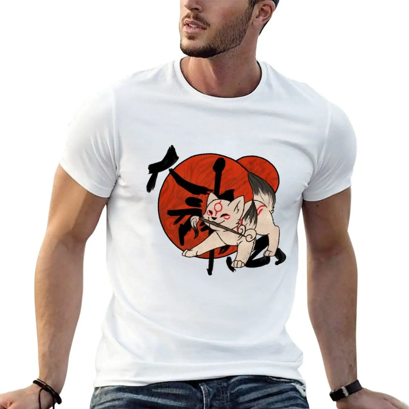

shirts for slim fit T-Shirt t shirt man man Okamiden t Chiberetsu luxury