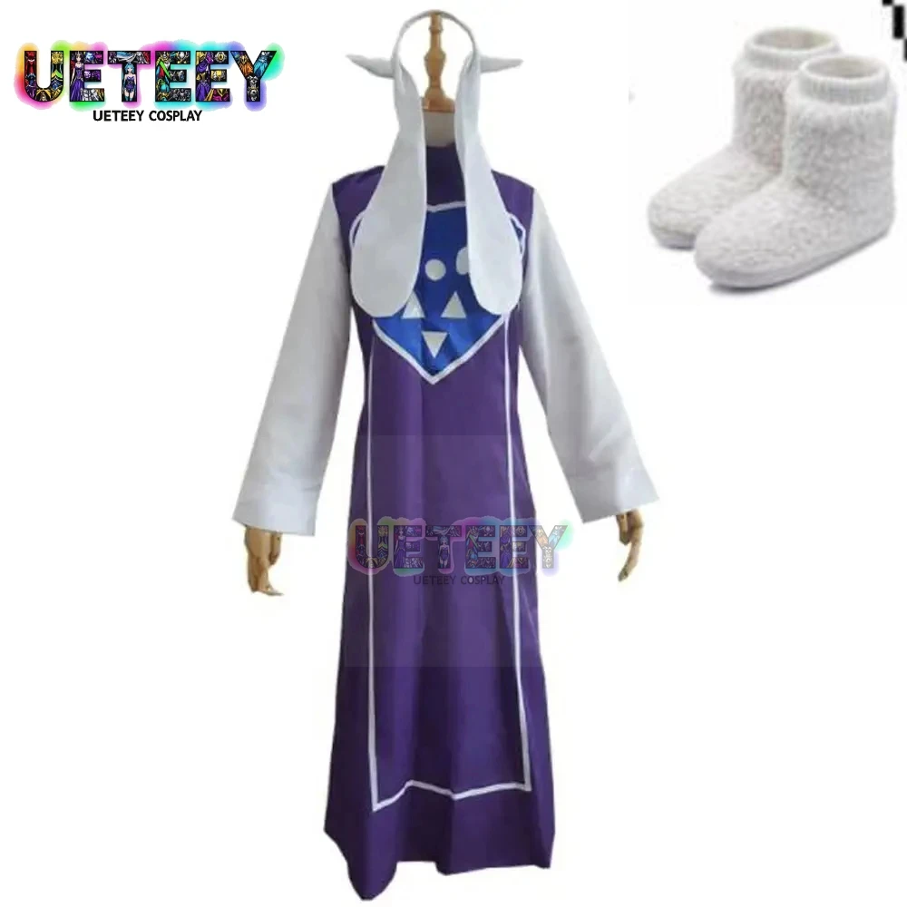 

UETEEY Cos Anime Undertale Toriel Cosplay Costume Customized size