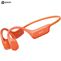 Picun T2 Bone Conduction Earphone IPX8 32GB Bluetooth 5.4 Wireless Headset Hands-free with Mic Waterproof Earbud for Swim Riding