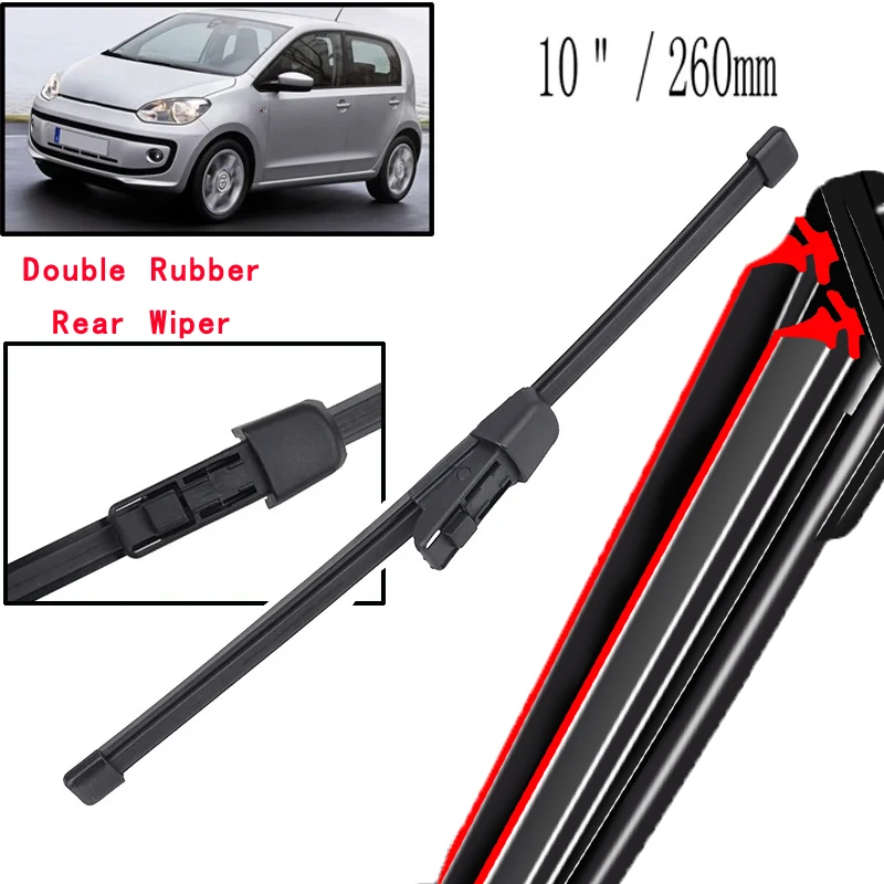 

Car Wiper 10" Rear Wiper Blade For VW Up! 2011 - 2020 Windshield Windscreen Clean Tailgate Window Car Rain Brush