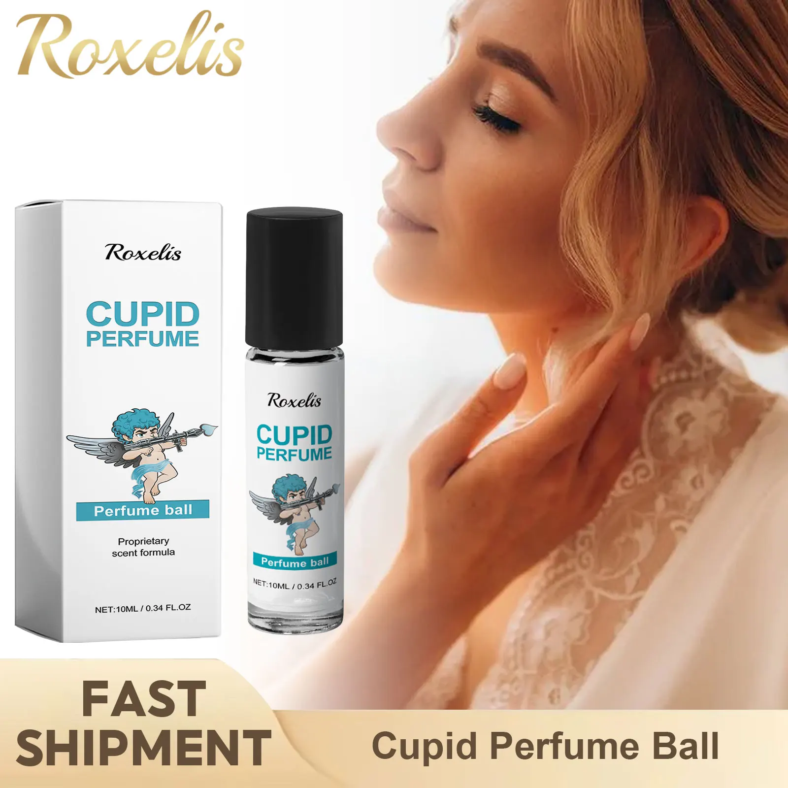 Cupid Perfume Oil Pheromone Infused Dating Flirting Fragrance Sexy Temptation Lasting Elegant Charming Portable Cologne Perfume