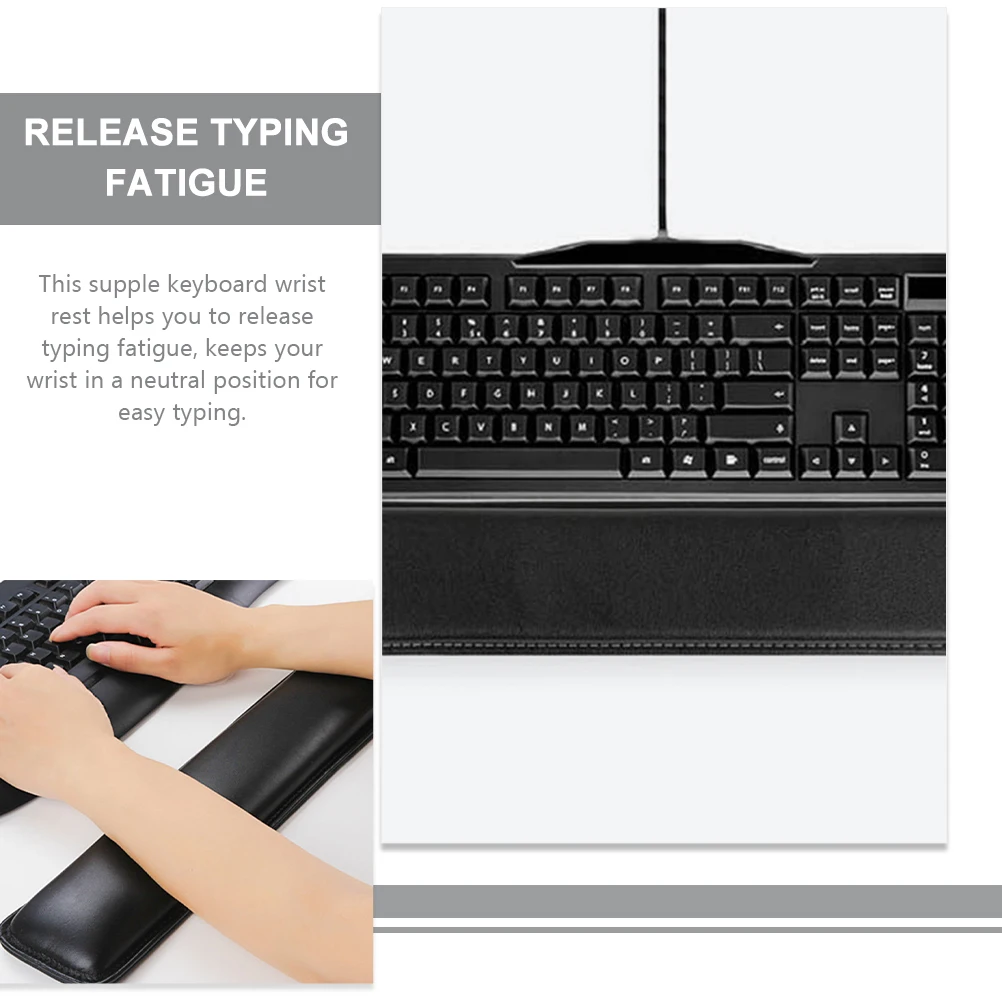 

Keyboard Wrist Rest Comfortable Mat Soft Support Pad for Office Gaming Typing Ergonomic Wrist Cushion for Computer Keyboard