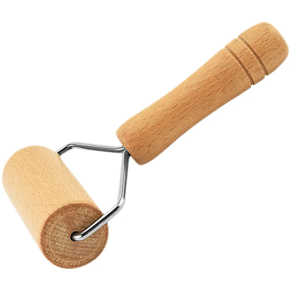 

1pcs Handheld Pastry Roller Wooden Rolling Pin Kitchen Dough Tool Non Stick Easy Clean Reusable Mini Baking Pizza