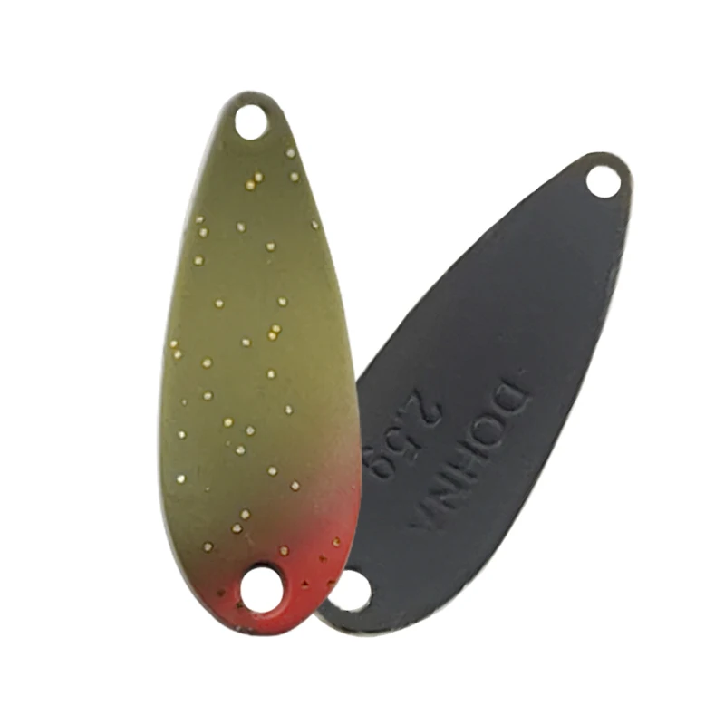 Dohna Peche Leurre Pesca LÖFFEL 2,5 g 30 mm bunter Löffelköder Kupfer Stream Metall Angelköder für Forelle Döbel Barsch Lachs Hecht – Detail 11
