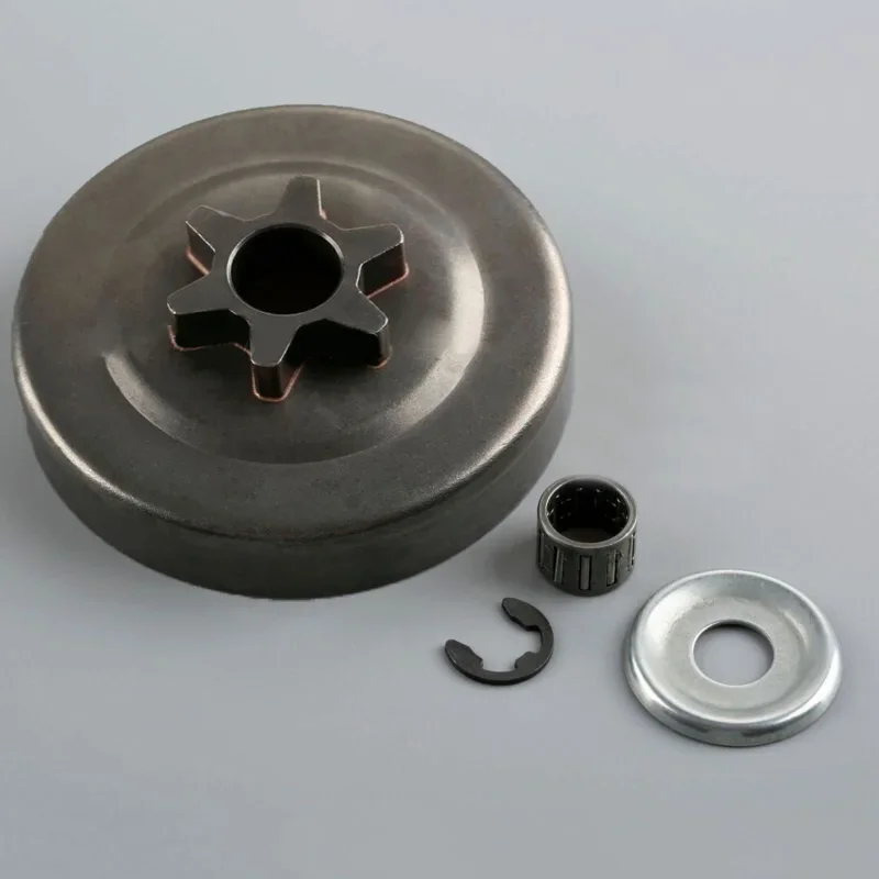 

Комплект из 3 шт. 7-зубчатых барабанов сцепления P-7 с цепной звездочкой для бензопил 017, 018, 021, 023, MS180, MS251. Запчасти для бензопил, барабан сцепления. Хит продаж.