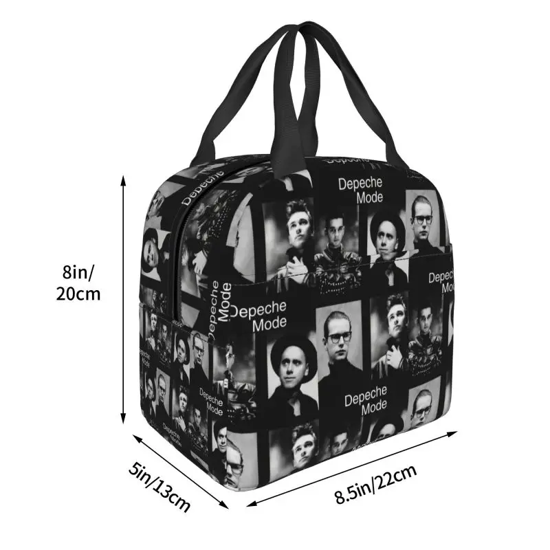 Electronic Rock Depeche Cool Mode Resuable Lunch Box Multifunction Cooler Thermal Food Insulated Lunch Bag School Children