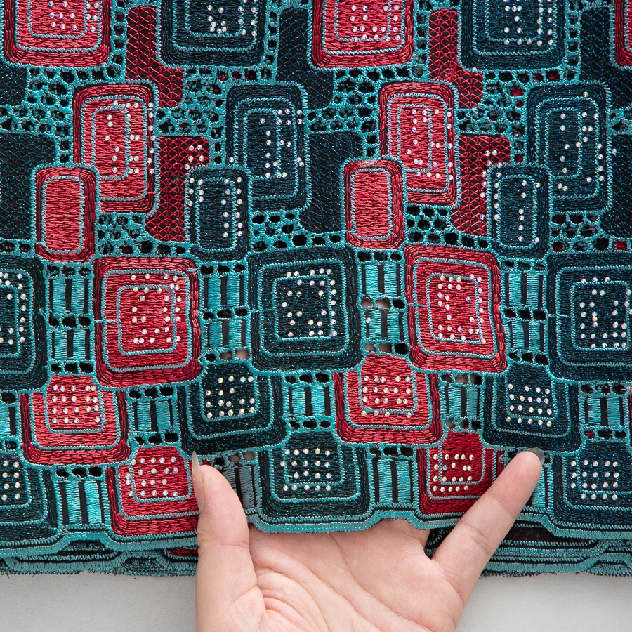 SJD الدانتيل السويسري الفوال الدانتيل أقمشة الدانتيل الأفريقي 2025 جودة عالية النيجيري القطن الدانتيل للخياطة النساء حفل زفاف 4477