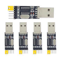 5PCS USB To TTL Converter UART Module CH340G CH340 3.3V 5V Switch For Stm Esp32 Respberry Pi Arduino