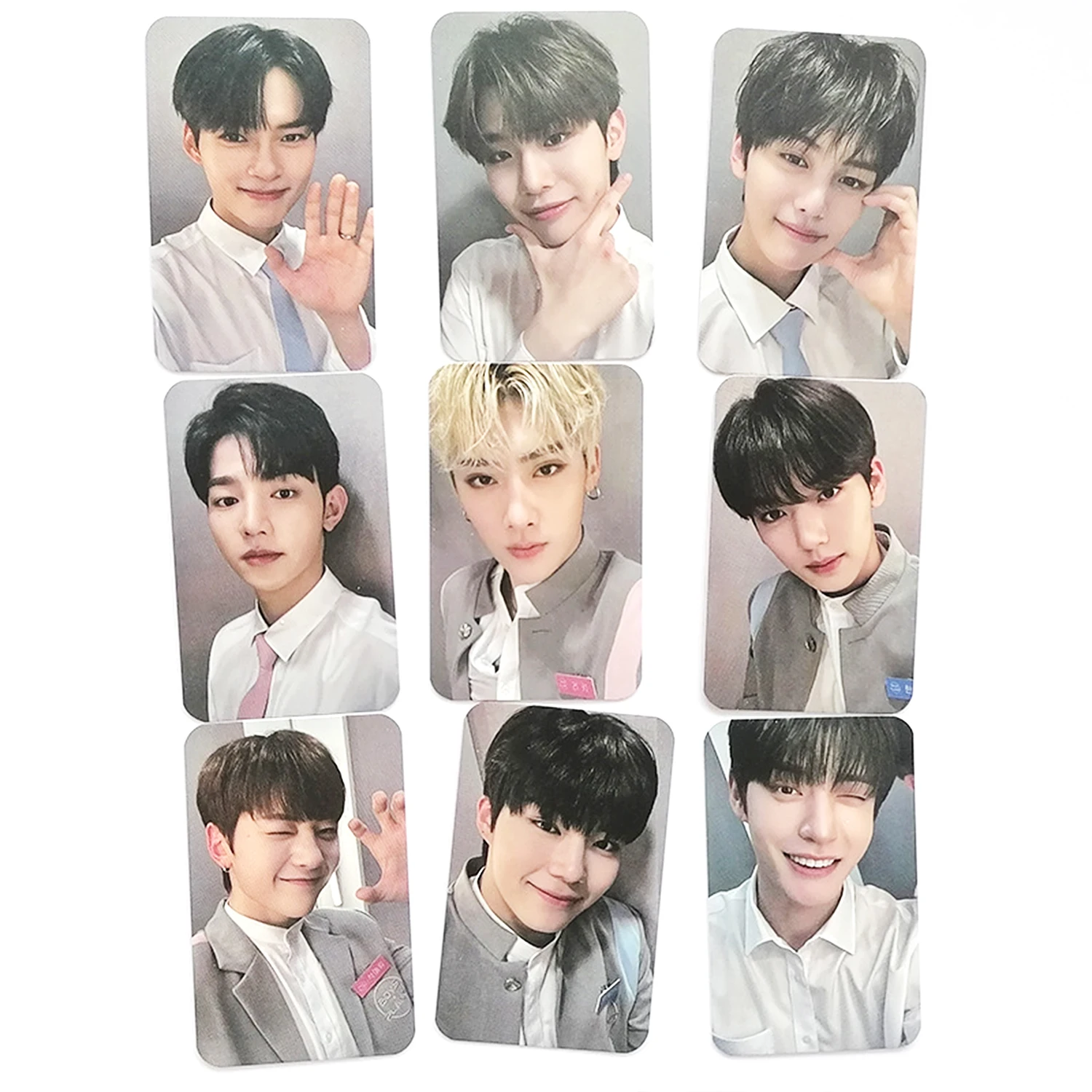 KPOP ZB1 9pcs Selfie Photocards Boy Planet New Group Double-Sided LOMO Cards Ricky ZEROBASEONE Fans Collections