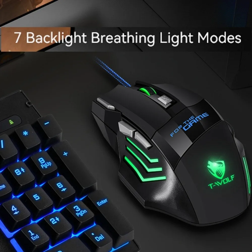 

Portable RGB Light Wired Mouse Illuminated Ergonomics Esports Wired Mouse Cool Colorful RGB USB Wired Mouse PC Laptop