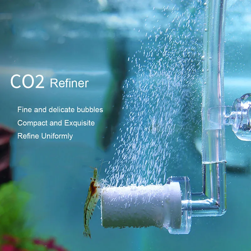 CO2 Diffuser Refiner Planted Tank Regulator CO2 Atomizer with Nano Diffuser Suction Cups  Aquarium Fish Tank Aquatic Accessories - view 2