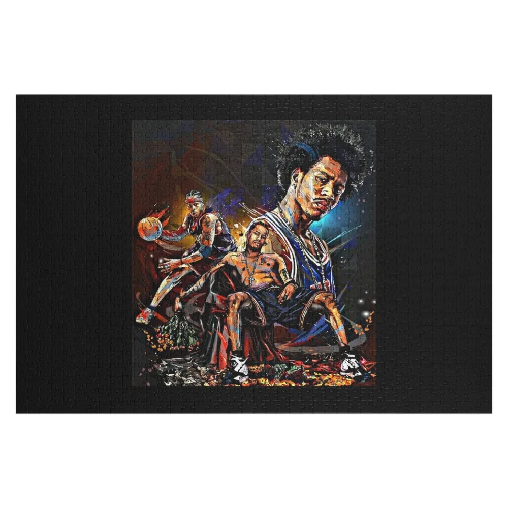 

allen iverson Jigsaw Puzzle Customizable Child Gift Photo Personalized Gifts Personalized Photo Gift Customizeds For Kids Puzzle