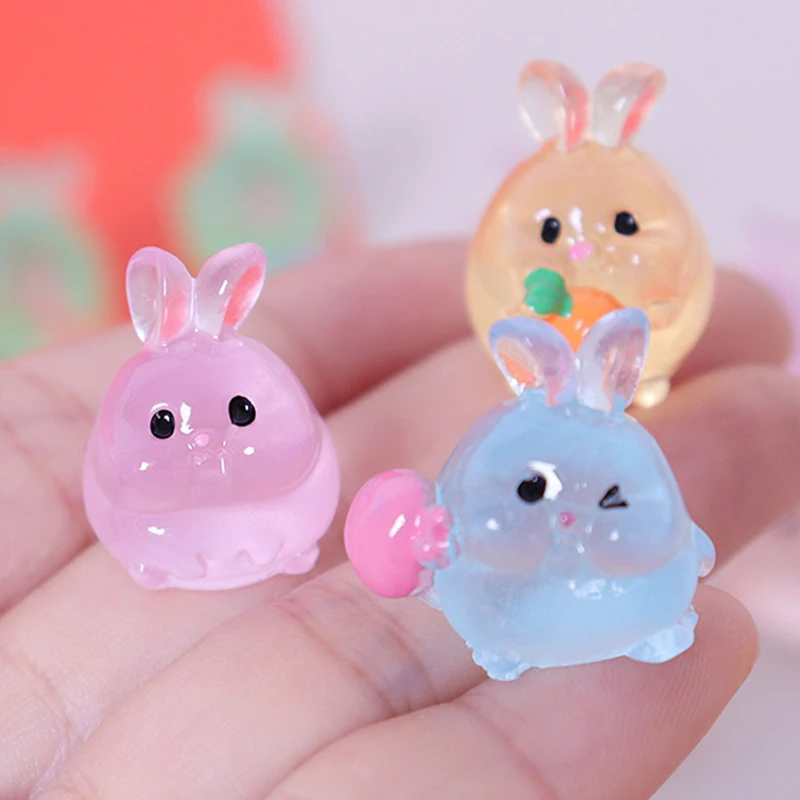 ตัวการ์ตูนเรืองแสงหลากสี Popsicle Cabochon งานฝีมือ DIY เสน่ห์แฮนด์เมดสำหรับเด็ก