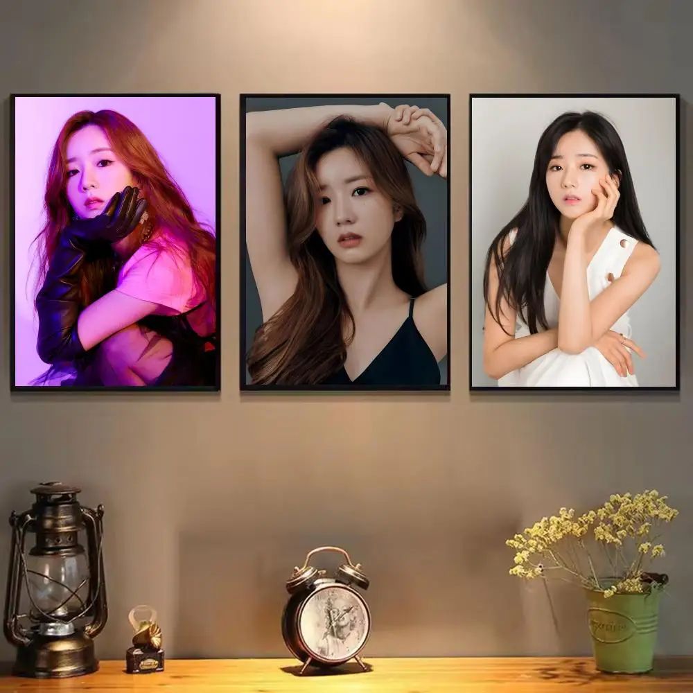 kpop idol canvas Yoon Bo Mi Poster Painting Wall Art Mural for Living Room Home Decor and Gifts - view 3
