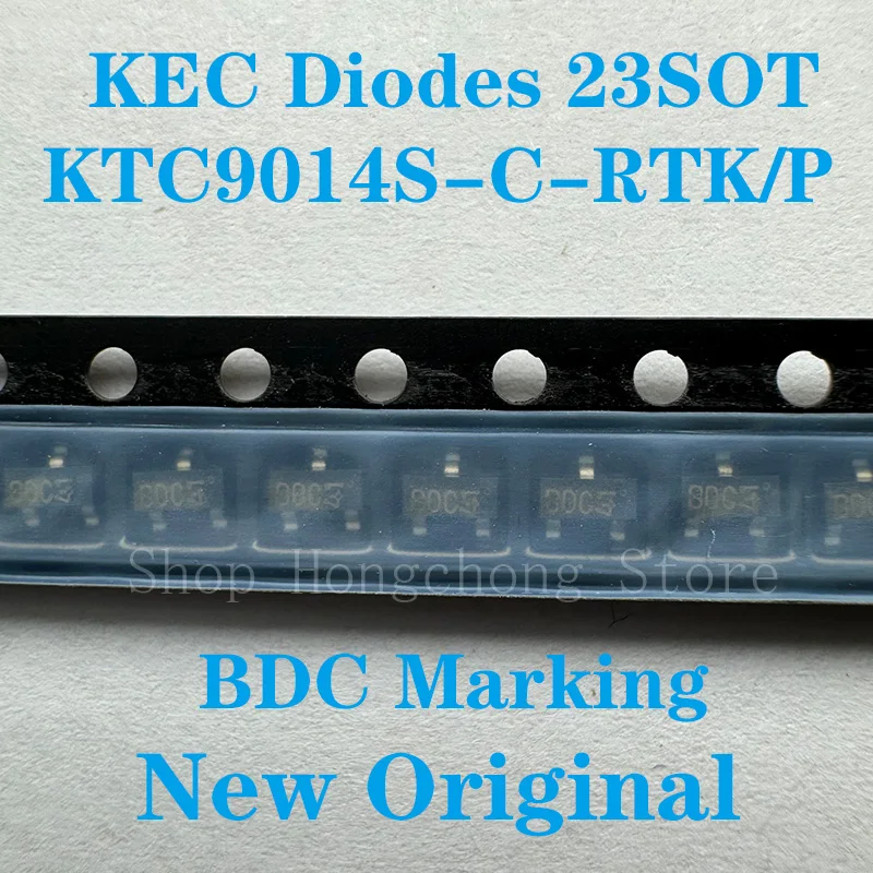 

KTC9014S-C-RTK/P New Original KTC9014S BDC marking Diodes and transistors 23SOT IC KTC9014 Passive Components Electronic 100pcs