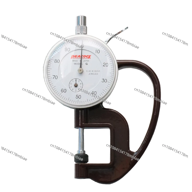 

Peacock G Type Thickness Gauge Thickness Gauge Dial Indicator G-1.8N G-2.4N for Leather Paper